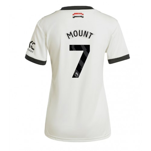 Dámy Fotbalový dres Manchester United Mason Mount #7 2024-25 Třetí Krátký Rukáv